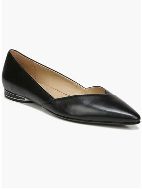 Naturalizer Black Havana Pointed Toe Flats